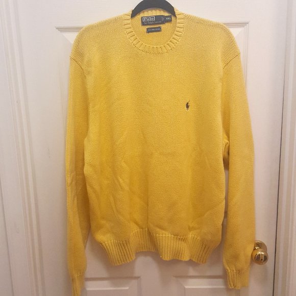 Polo Ralph Lauren Other - Polo Sweater by Ralph Lauren, Yellow, Size XXL